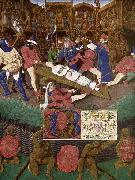 Jean Fouquet The Martyrdom of St Apollonia France oil painting artist